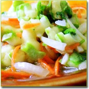 Салат из молодых кабачков (рецепты закуски) фото