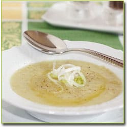 рецепты итальянской кухни: Суп из лука -порея