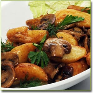 Рецепт картошки с грибами фото